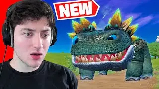 Fortnite added a HUGE Dinosaur...