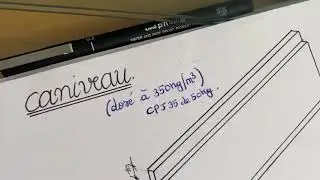 calcul du béton  d'un caniveau