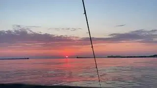 Закат в городе герой Севастополь. 