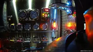 Engineer POV of VEG FIRE NEAR TRAIN TRACKS!!