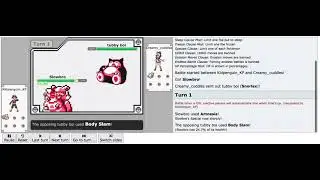 Gen 1 OU Pokemon Battle - Slowbro Sweep 1