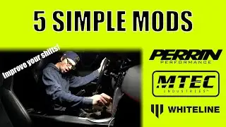 5 SIMPLE MODS TO IMPROVE YOUR SHIFTING (BRZ/86/FRS)