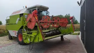 Claas Dominator 96 - smarowanie i codzienna obsługa