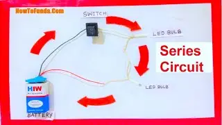 series circuit working model for school science fair project | DIY | HowToFunda