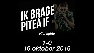 Highlights IK Brage - Piteå IF 16 oktober 2016 Full HD