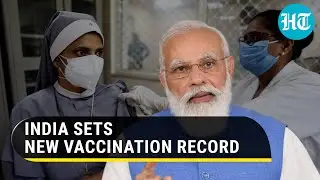 India's new vaccine record: Modi govt says highest number of people inoculated with 1 dose