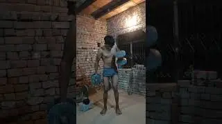 home bicep workout 💪✅ #workout #motivation #natural #desi #mehnat #pahalvan 🦍😱 #shorts