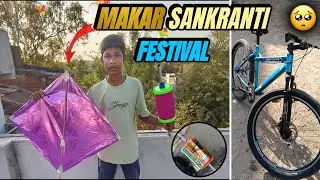 Makar Sankranti Vlog||kite festival ||🥰🪁