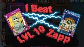 I beat level 10 zapp then he beat me in Animation Throwdown