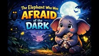 The Elephant Who Was Afraid of the Dark 🐘🌙 | Bedtime Moral Story for Kids