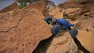 Mini 1.9 Krawler | Custom Cut Chassis Corrupt Carbon Works Blue Reaper V2