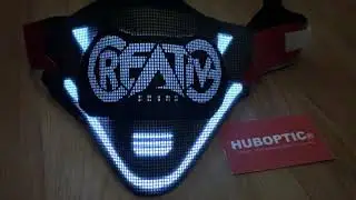 Custom LOGO mask by HUBOPTIC&reg; - DJ Mask Customization