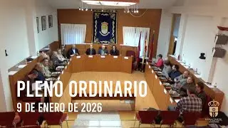 Pleno ordinario 09/01/2026