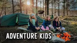 Forest camping with kids in Norway | learning outdoor life from a young age