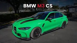 BMW M3 CS &ndash; Signal Green Beast with 543 HP Twin-Turbo Engine.
