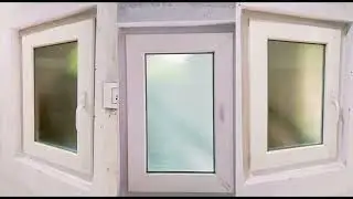 Upvc Open Window Installation | Open Window with Mosquito Mesh 
