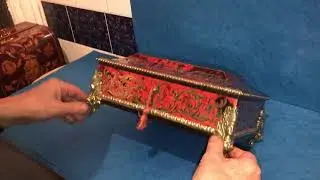 French Antique Boulle Table Box