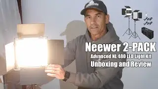 Neewer Portable Studio LED Lighting NL480 LED Video Photography Light Kit Review