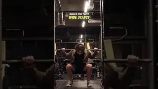 How to squat properly? Narrow or Wide stance? #gym #fitness #gymtips