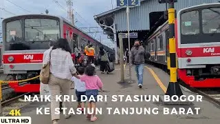 Full Trip KRL Commuterline Dari Stasiun Bogor Ke Stasiun Tanjung Barat  [4K]