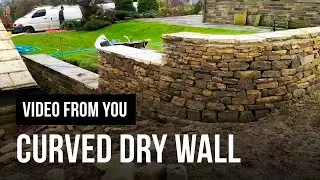 ⚒️ Dry Stone Walling - Building a curved wall