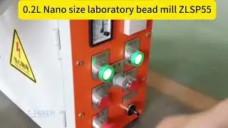 0 2L Nano lab Pin type bead mill #labbeadmill #batteryslurrymill #Aluminabeadmill #lithiumcarbonate