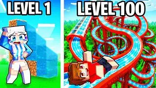 $1 VS $1,000,000,000 Waterslide in Minecraft...