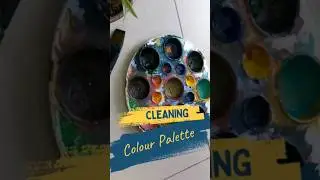 Easy way to clean colour palette 🎨✨