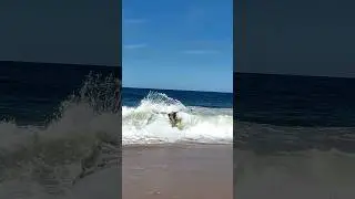 Orilleras peligrosas en Uruguay pero perfectas para el skimboard 🔥✨