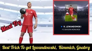 How to Get LEWANDOWSKI in PES 2021 Mobile | How to Get R. LEWANDOWSKI | Bayern Munich Box draw trick