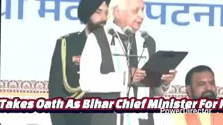 Nitish Kumar Takes Oath As Bihar Chief Minister For Record 10th Time🙏🏼#reels #vedio #youtube &lrm;⁨@news
