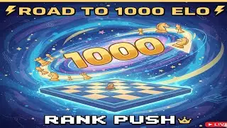 Chess live! Rank pushing to 1000 elo Day 3 #chess