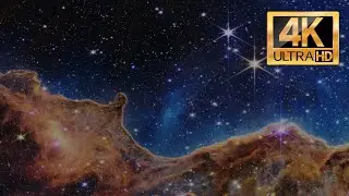Cosmic Cliffs JWST vs. Hubble Comparison 4K 60fps
