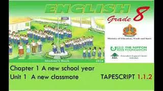 Tapescript 1.1.2 English Grade 8