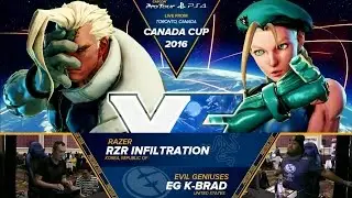 Infiltration (Nash) vs K-Brad (Cammy) - Top 32 - Canada Cup 2016