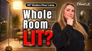 Home: Enough Light for This Corner? Floor Lamp Night Test
