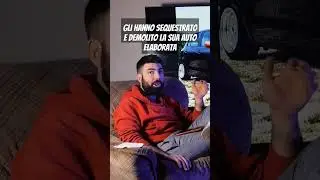 gli hanno sequestrato e demolito la sua auto #sequestro #polizia #polizialocale #shorts
