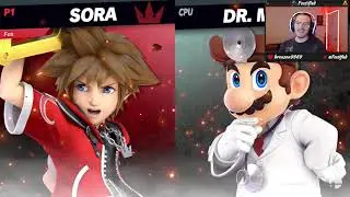 SORA IN SMASH and he's very floaty.