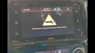 Removing Periodic Maintenance Required Warning - Montero Sport Gen 3