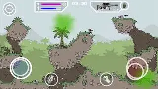 VOLCANIC VS VOLCANIC JR [ Doodle Army 2: Mini Militia ]