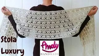 TUTORIAL Stola Sciarpa Uncinetto Luxury