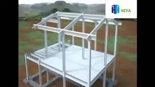 steel structure villa
