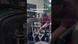 Timing the Cammed Banger #34ford #32ford #mechanic #fordmodela #carpart #automobile #fordparts