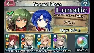 GHB/BHB quests : Anna & Sharena quests Vs. Palla & Catria (F2P units No SI / seals)