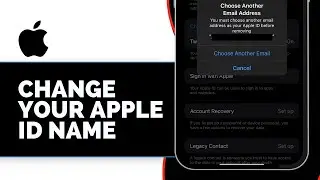 Как изменить имя в Apple ID (2026)