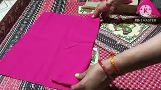 How to make large size blouse with less fabric 