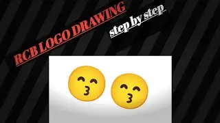 RCB logo drawing kaise banate hain step by step 😱😱 how make RCB logo drawing