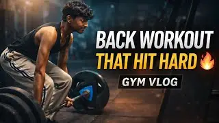 BACK WORKOUT 🔥 Deadlift Day | Aaj Ka Gym Vlog 💪