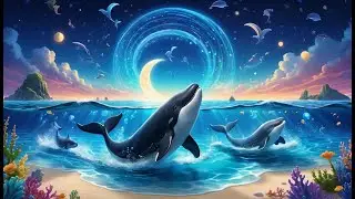 Whales Go Dancing Under the Moon! | Magical Whale Song for Kids | Dreamy Ocean Adventure Rhyme