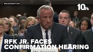 Robert F. Kennedy Jr. faces questioning in first confirmation hearing